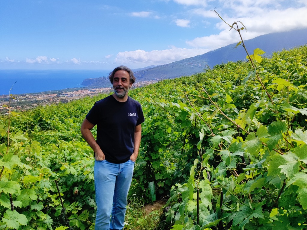 Jonatan Garcia Lima en finca de Suertes del Marqués